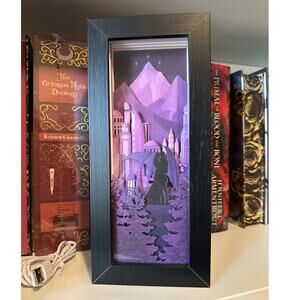 A Court Of Thorns & Roses Sarah Maas Inspired Light Box Book Nook